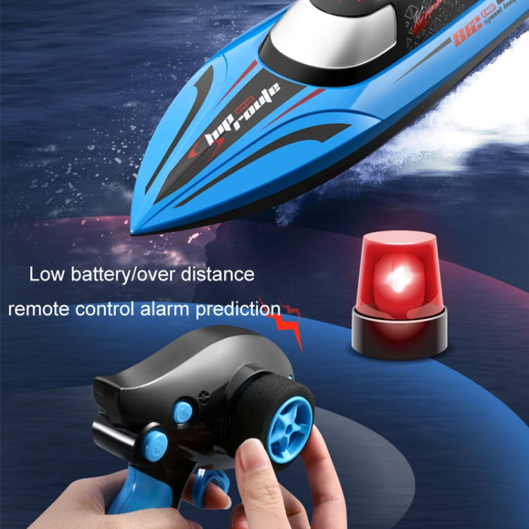 812 High-Speed RC Boat Large Horsepower Speedboat Long Endurance Waterproof Boys Water Toy Single Battery(Blue)
