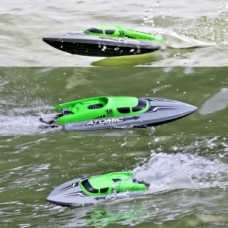 EB02 2.4G Wireless RC Boat Circulating Water-Cooled High-Speed Speedboat Racing Boat Model Toy(Orange)