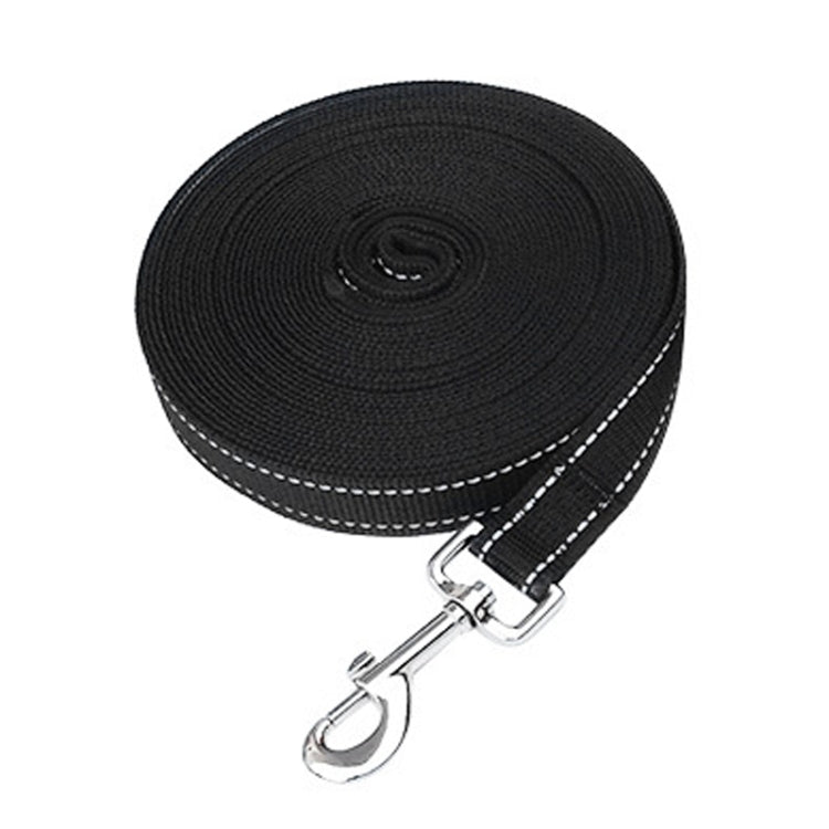 20m Pet Tracking Towing Leash Multifunctional Dog Walking Leashes(Black)