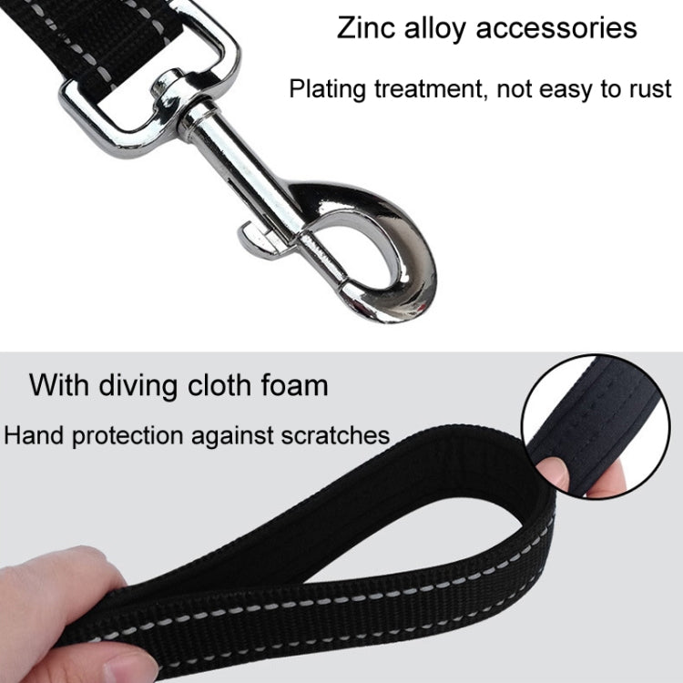 20m Pet Tracking Towing Leash Multifunctional Dog Walking Leashes(Black)