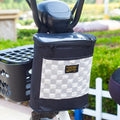 Electric Bike Riding Hanging Bag Large Capacity Waterproof Bicycle Front Hanging Bag(Grey)