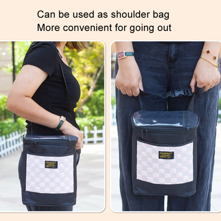 Electric Bike Riding Hanging Bag Large Capacity Waterproof Bicycle Front Hanging Bag(Blue)