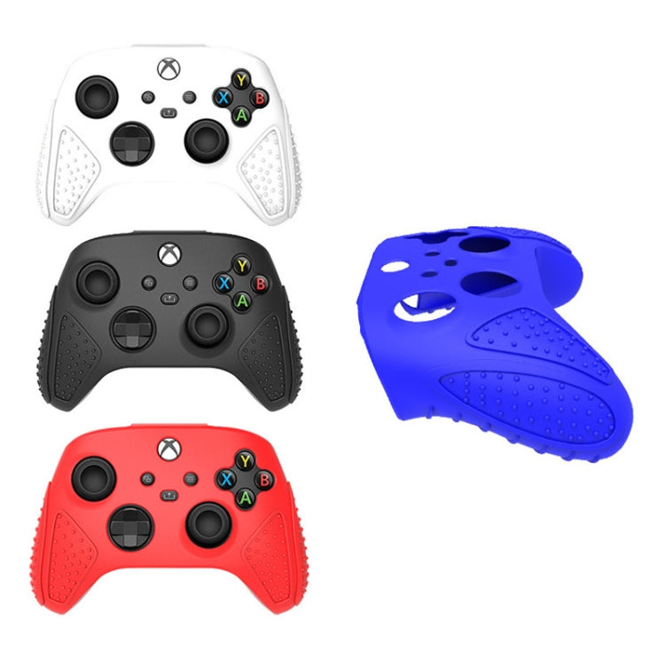 For XBox Series S / X Gamepad Non-Slip Silicone Protective Case(Black)