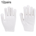 750G 12pairs Labor Protection Wear-Resistant Cotton Gloves Thickened Construction Site Work Gloves