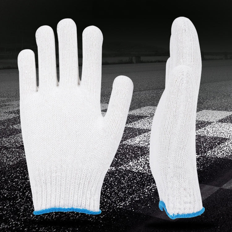 500G 12pairs Labor Protection Wear-Resistant Cotton Gloves Thickened Construction Site Work Gloves