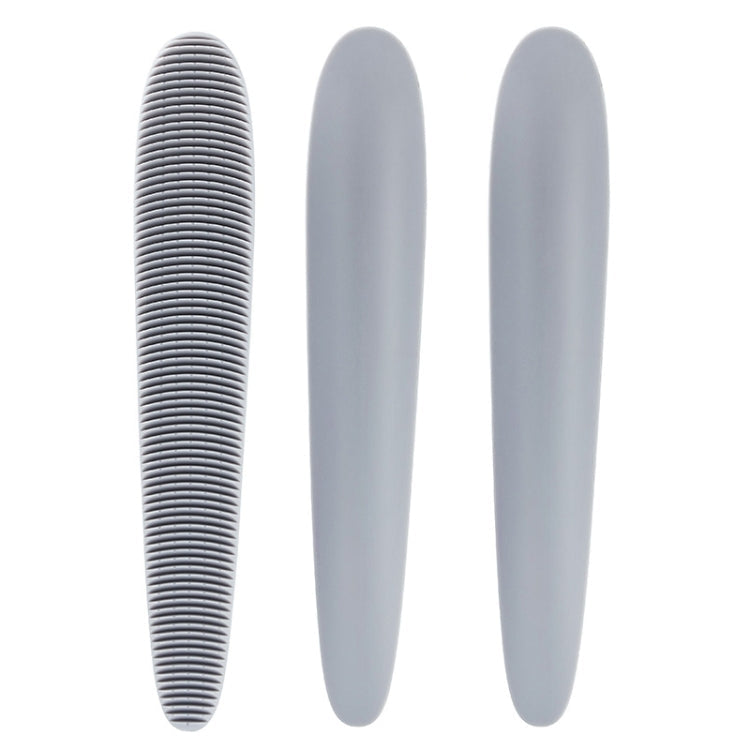 3pcs Cat Tongue Texture Grooming Brush Pet Massage Comb(Grey)