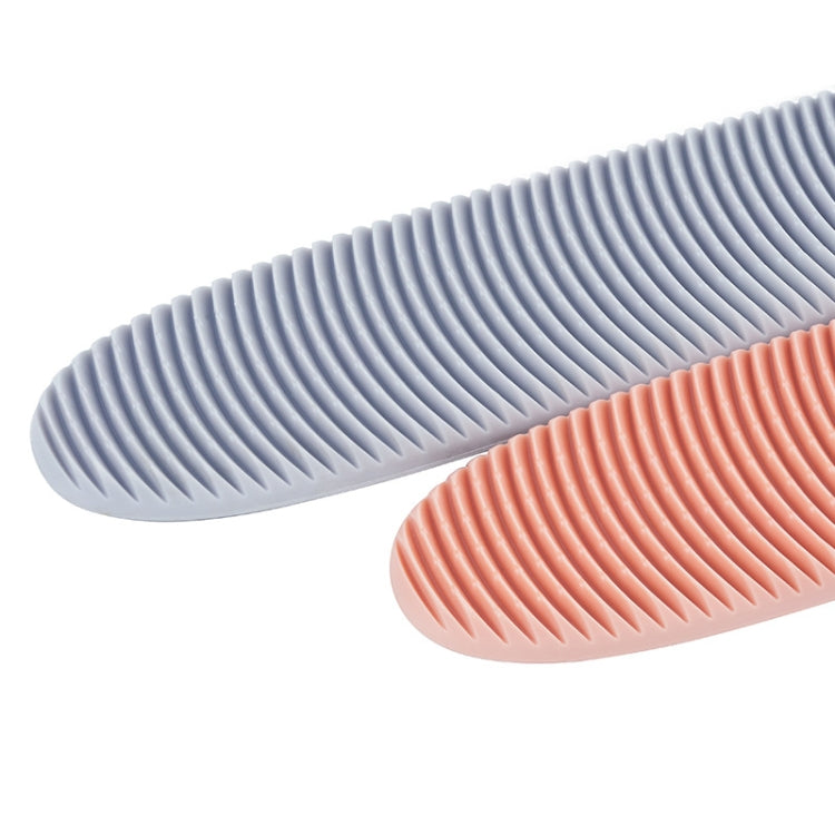 3pcs Cat Tongue Texture Grooming Brush Pet Massage Comb(Grey)