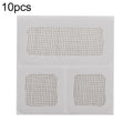 10pcs Household Floor Drain Stickers Anti-Mosquito Stickers For Screens Window Screen Hole Repair Subsidies(3 Rectangle Structure)