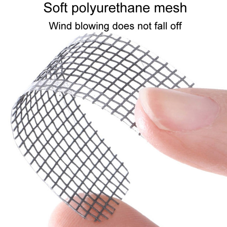 10pcs Household Floor Drain Stickers Anti-Mosquito Stickers For Screens Window Screen Hole Repair Subsidies(3 Rectangle Structure)