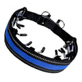 Pet Training Stimulating Chain Collar Anti-Burst Punch Dog Corral, Size: XL(Blue)