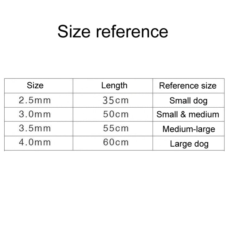 Pet Training Stimulating Chain Collar Anti-Burst Punch Dog Corral, Size: M(Blue)