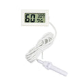 With Probe Digital Thermometer Hygrometer Electronic Temperature Detection Sensor, Model: FY-12 White