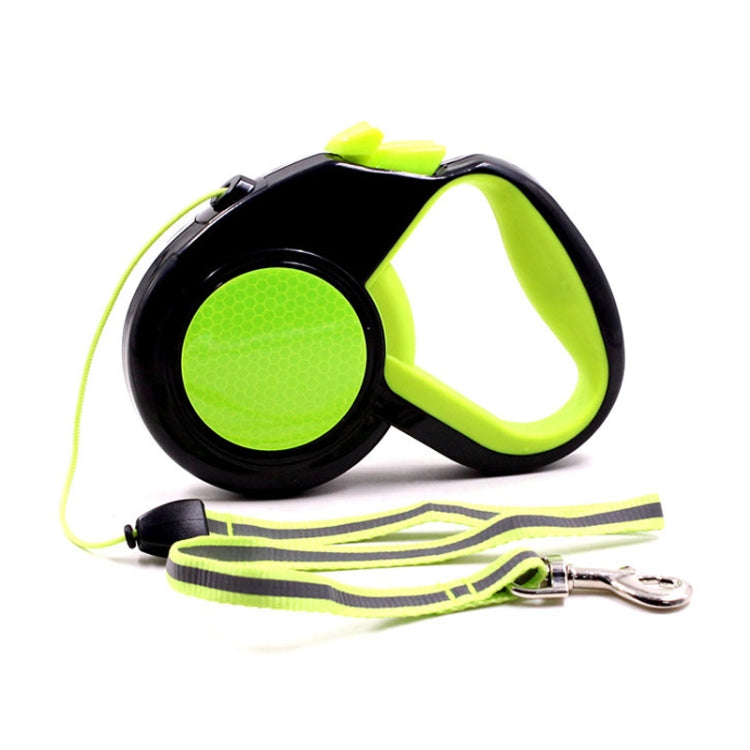 3m Pet Automatic Retractable Towing Leash Night Reflective Dog Walking Tractor(Green)