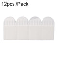 16 x 29mm 12pcs /Pack Strong Stainless Adhesive Removable Sticky Hooks Household Fixing Tearable Backing Stickers