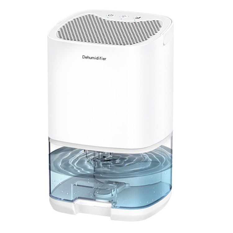 1L 36W Air Dehumidifier for Home Damp Drying Clothes with 7 colors Light US Plug(White)
