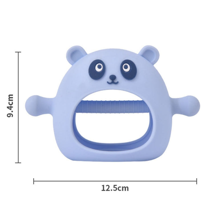 Baby Hand Protector Silicone Gloves Teether Anti Hand Eating Teething Toys(Khaki)