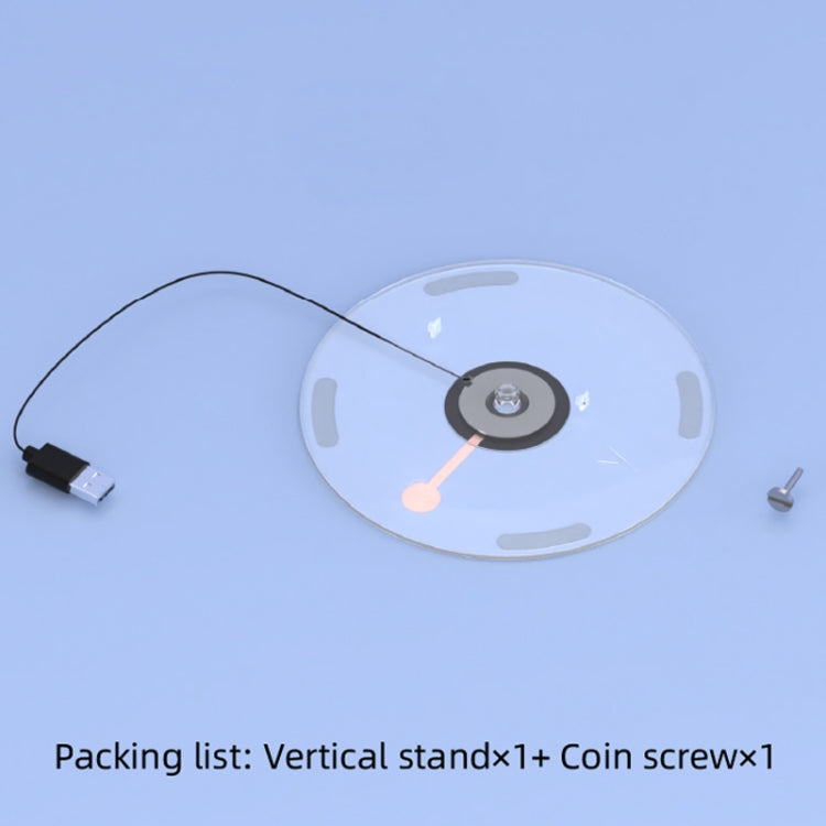 For PS5 Slim iplay HBP-575 Simple Storage Base Light Version RGB Colorful Vertical Storage Bracket(Transparent)