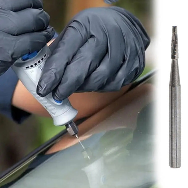 1mm Vehicle Glass Drill Bit High Hardness Drill Bit Tail Rod