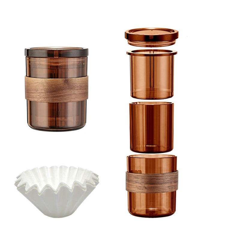 3 In 1 Pour Over Coffee Maker with Filter Cup for Camping Travel Office Coffee