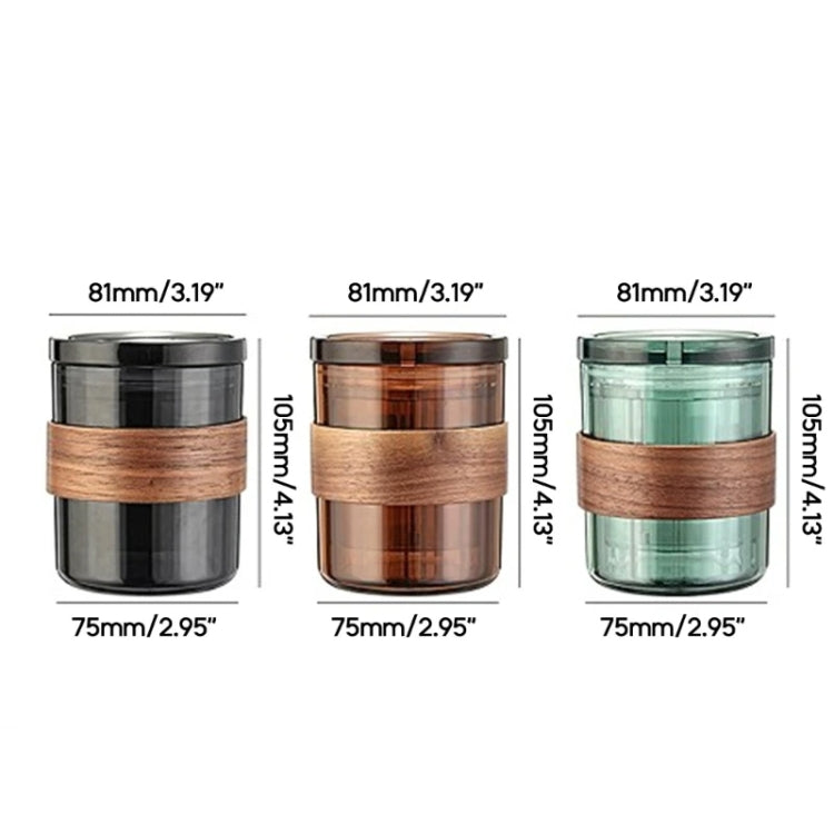 3 In 1 Pour Over Coffee Maker with Filter Cup for Camping Travel Office With Bag Gradient Black