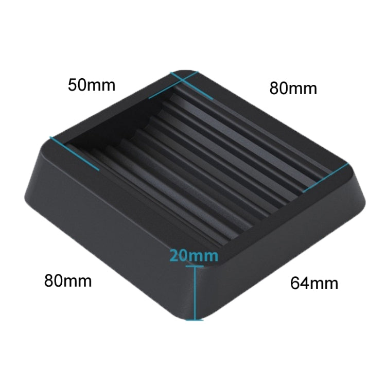 Computer Pulley Swivel Chair Fixed Anti-slip Foot Pad Holder, Style: 042