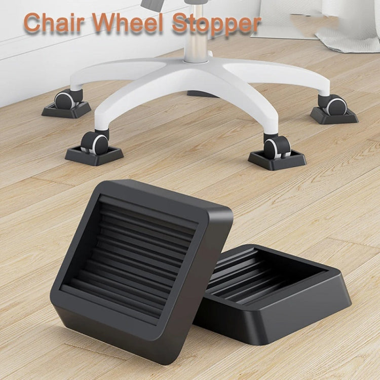 Computer Pulley Swivel Chair Fixed Anti-slip Foot Pad Holder, Style: 069