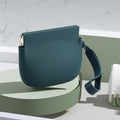 Silicone Elastic Coin Pouch Tie Handle Clasp Coin Storage Bag(Dark Green)