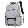 WEIXIER B682 Large Capacity Double Shoulder Backpack Casual Waterproof Travel Bag(Light Gray)