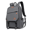 WEIXIER B682 Large Capacity Double Shoulder Backpack Casual Waterproof Travel Bag(Dark Gray)