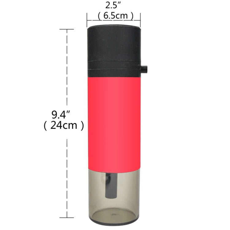 Removable And Washable Portable Hookahs Household And Car Water Pipe Cup(Red)
