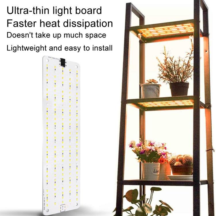 4 Heads 12V Sun Warm Light Panel Plant Grow Lamp Seedling Fill Lights(EU Plug)
