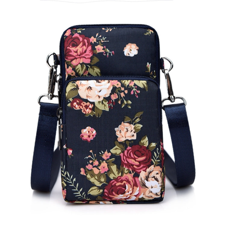 Printed Crossbody Mobile Phone Bag Mini Wallet With Arm Band, Style: Aquarius