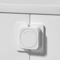 Multifunctional Baby Anti-pinch Door Latch Drawer Refrigerator Child Safety Lock(White)