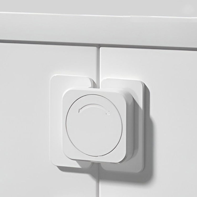 Multifunctional Baby Anti-pinch Door Latch Drawer Refrigerator Child Safety Lock(White)