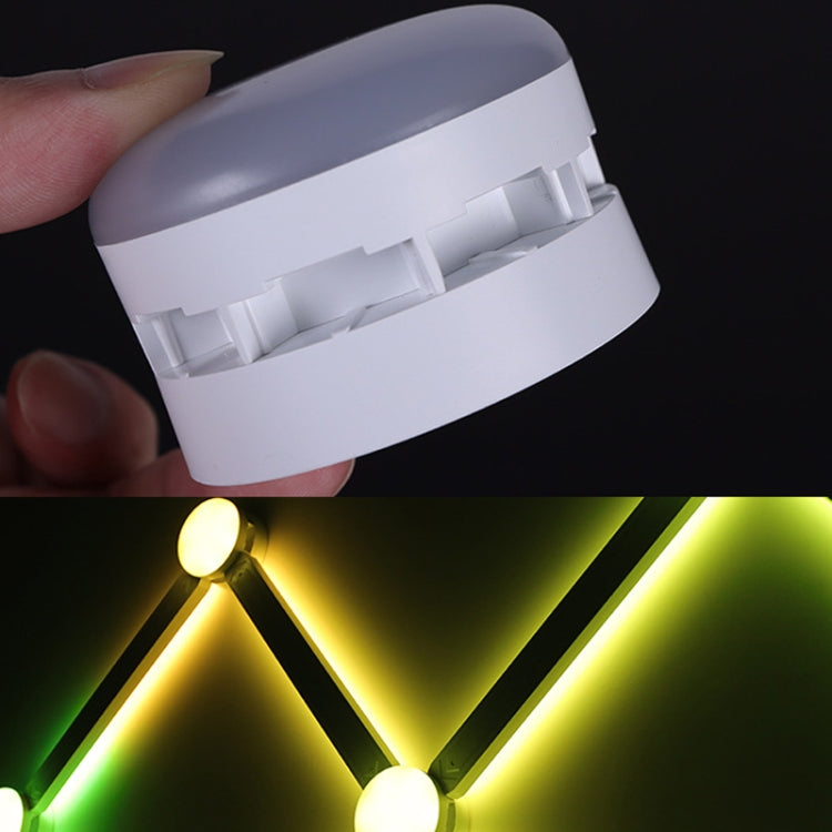 JSK-P30 9 Sections Smart WiFi Bluetooth Splicing Atmosphere Light Sound Control Constellation Light Support Amazon Alexa / Google Assistant / DuerOS AU Plug(White)
