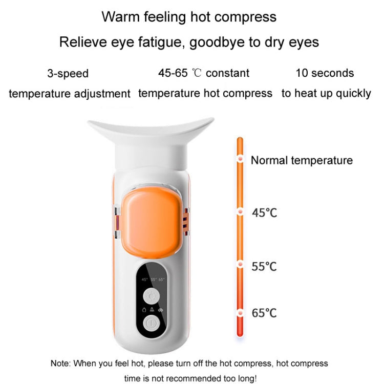 KONKA Hot And Cold Compress Misting Eye Moisturizer Spray Steamer Handheld Eye Misting Instrument(White)