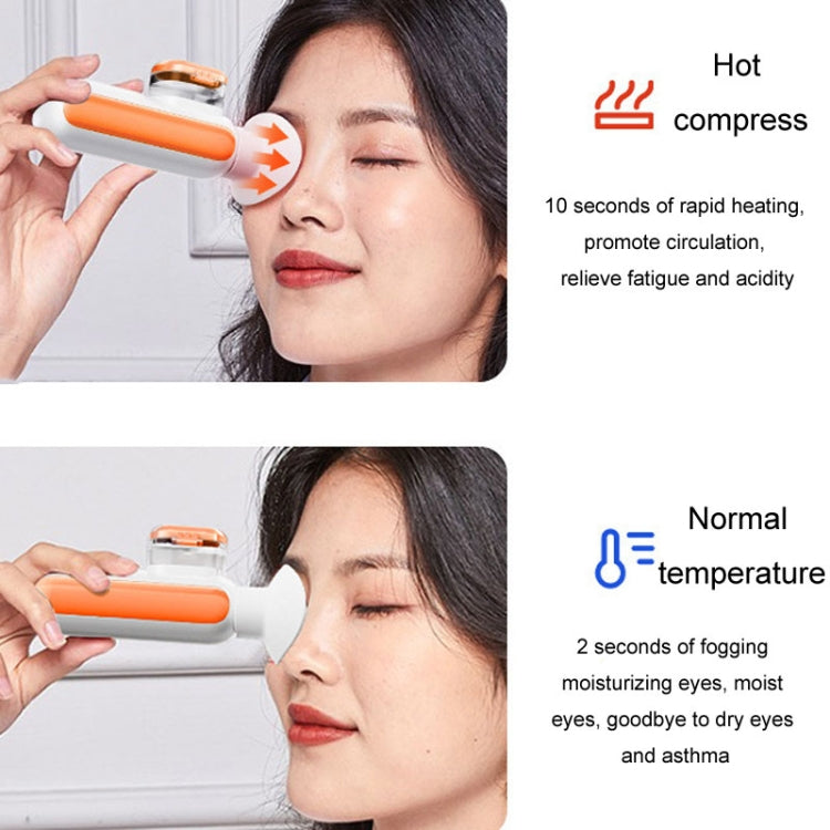 KONKA Hot And Cold Compress Misting Eye Moisturizer Spray Steamer Handheld Eye Misting Instrument(White)