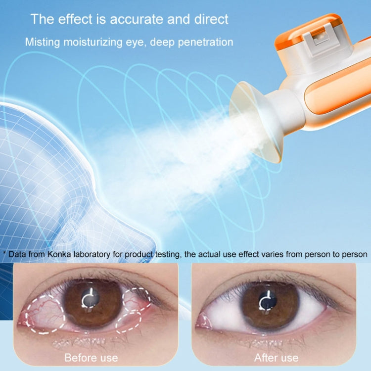 KONKA Hot And Cold Compress Misting Eye Moisturizer Spray Steamer Handheld Eye Misting Instrument(White)
