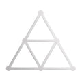 JSK-P22 5V Bluetooth RGB Stitching Light E-Sports Atmosphere Decorative Lamp, Style: 9 Sections+USB To DC Line+EU Plug(White)