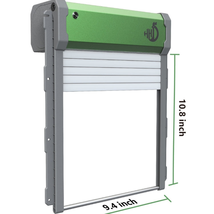 Solar Powered Automatic Chicken Coop Door 4 Modes Automatic Chicken Door with Remote Control