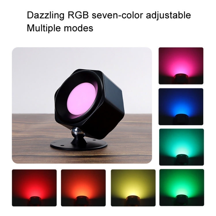 JSK-C38 Rechargeable Double Side Lighted Magnetic Wall Lamp Remote Control Night Light(White)