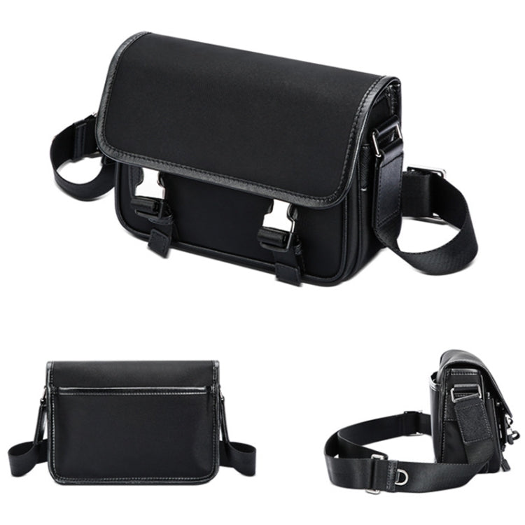 Bopai 11-69231 Multifunctional Leisure Commuting Waterproof Crossbody Shoulder Bag(Black)