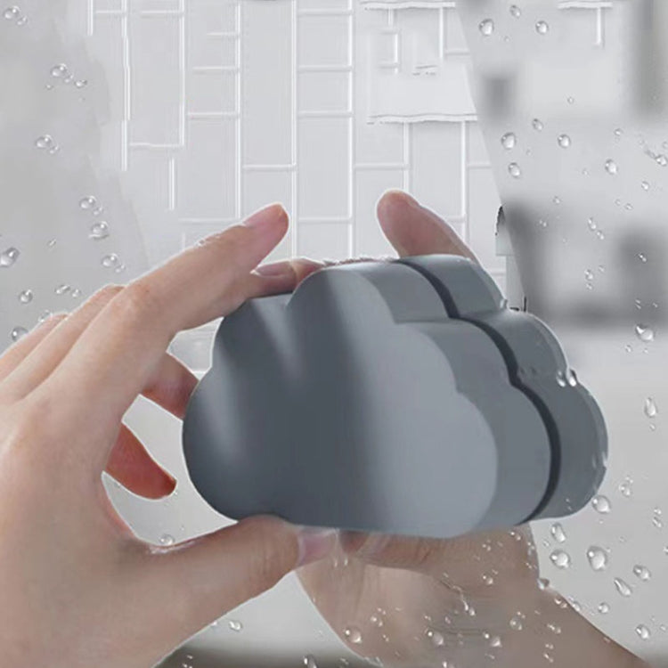 Clouds Type Absorbent Sponge Cleaner Bathroom Washbasin Limescale Preventive Cleaning Brush(Gray)