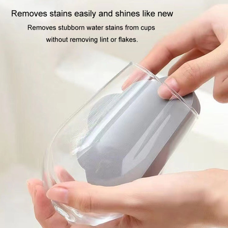 Clouds Type Absorbent Sponge Cleaner Bathroom Washbasin Limescale Preventive Cleaning Brush(Gray)