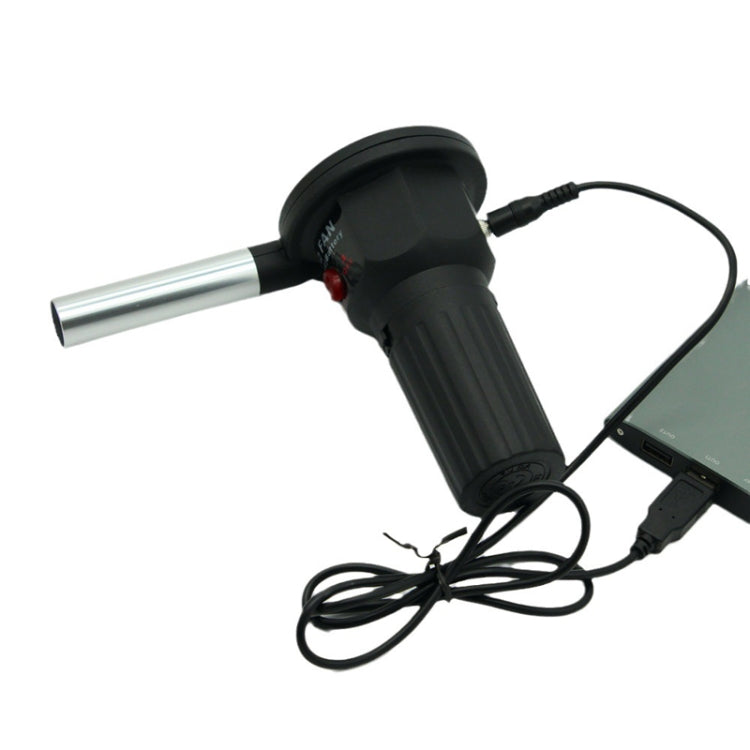 5V DC Grill Blower Outdoor Barbecue Accessories With USB Cable(Black)