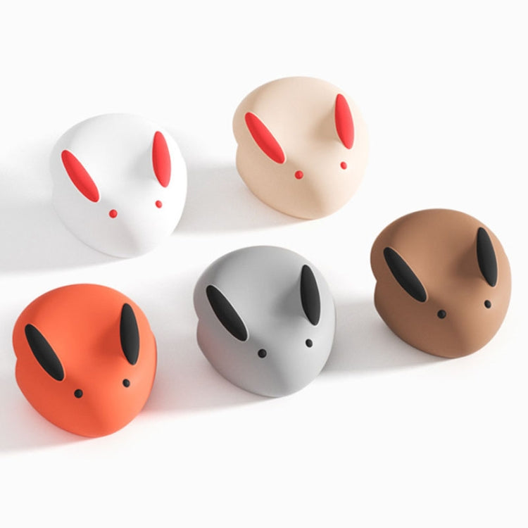 2pcs /Set Rabbit Children Anti-Bump Silicone Corner Guard Table Corner Protective Cover(White)