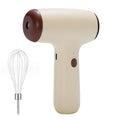Wireless Mini Handheld Multi-Function Electric Stirring Mixer, Color: Single Stick Khaki(5 Gear)