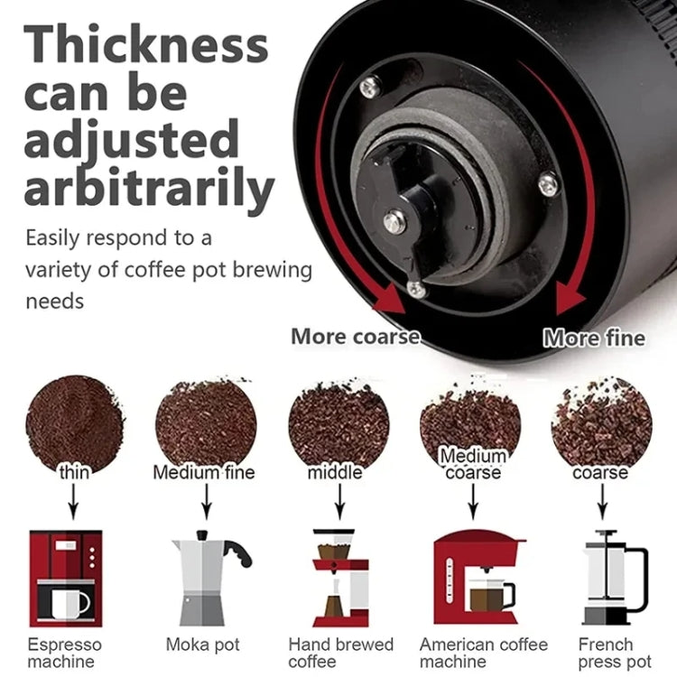 USB Automatic Wireless Electric Portable Coffee Grinder(Gray)