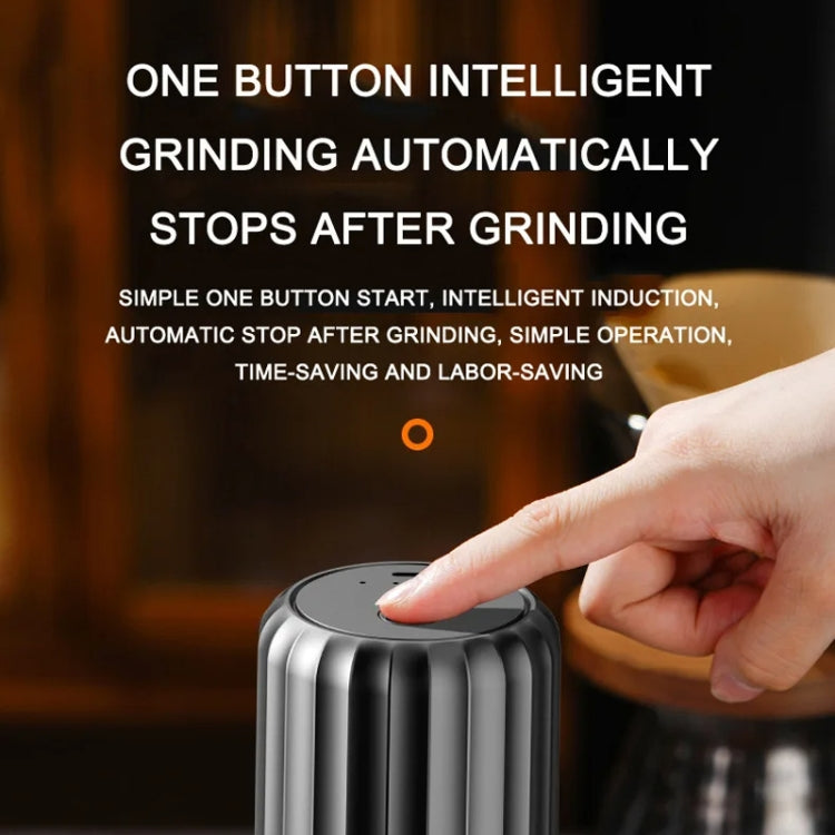 USB Automatic Wireless Electric Portable Coffee Grinder(White)