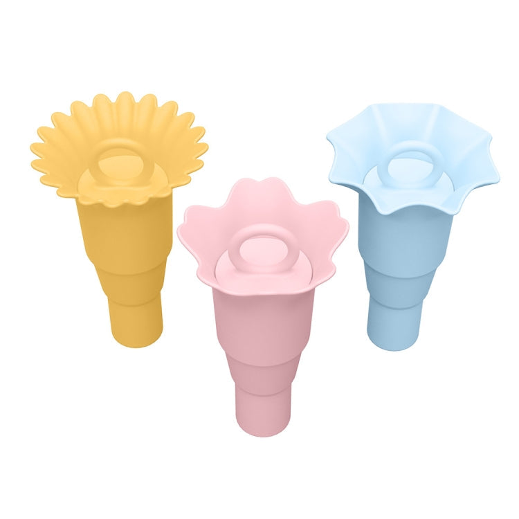 3pcs /Set Foldable Silicone Ice Cream Cone Kids Multifunctional Anti-Dirty Hands Anti-Leak Ice Cream Holder